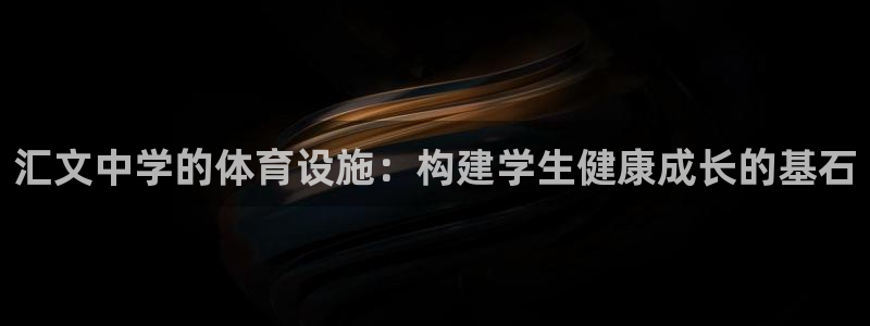 意昂4开户：汇文中学的体育设施：构建学生健康成长的基