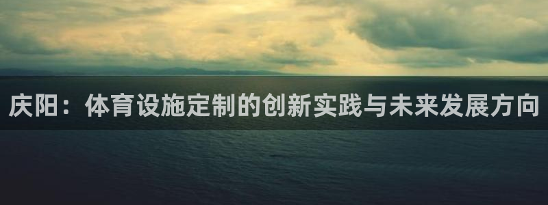意昂体育4平台：庆阳：体育设施定制的创新实践与未来发
