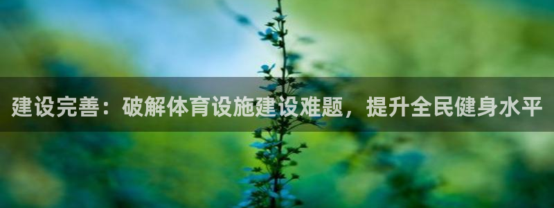 意昂4官方：建设完善：破解体育设施建设难题，提升全民
