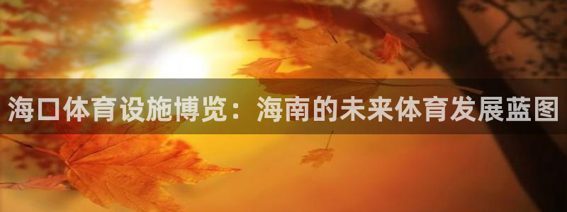 意昂体育4招商电话是多少：海口体育设施博览：海南的未来体育发