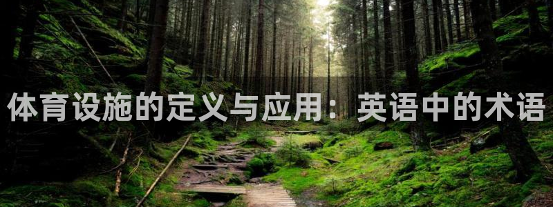 意昂4开户：体育设施的定义与应用：英语中的术语