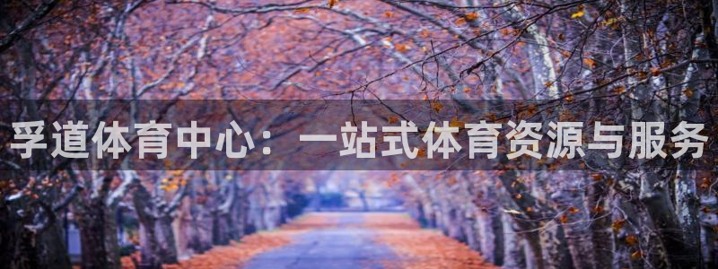 意昂4娱乐是那个系列的台子：孚道体育中心：一站式体育