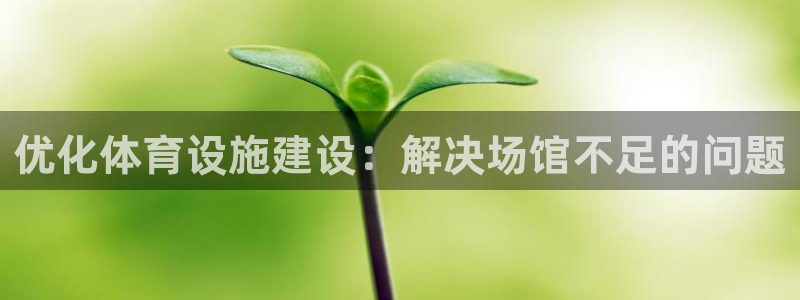 意昂4娱乐平台：优化体育设施建设：解决场馆不足的问题